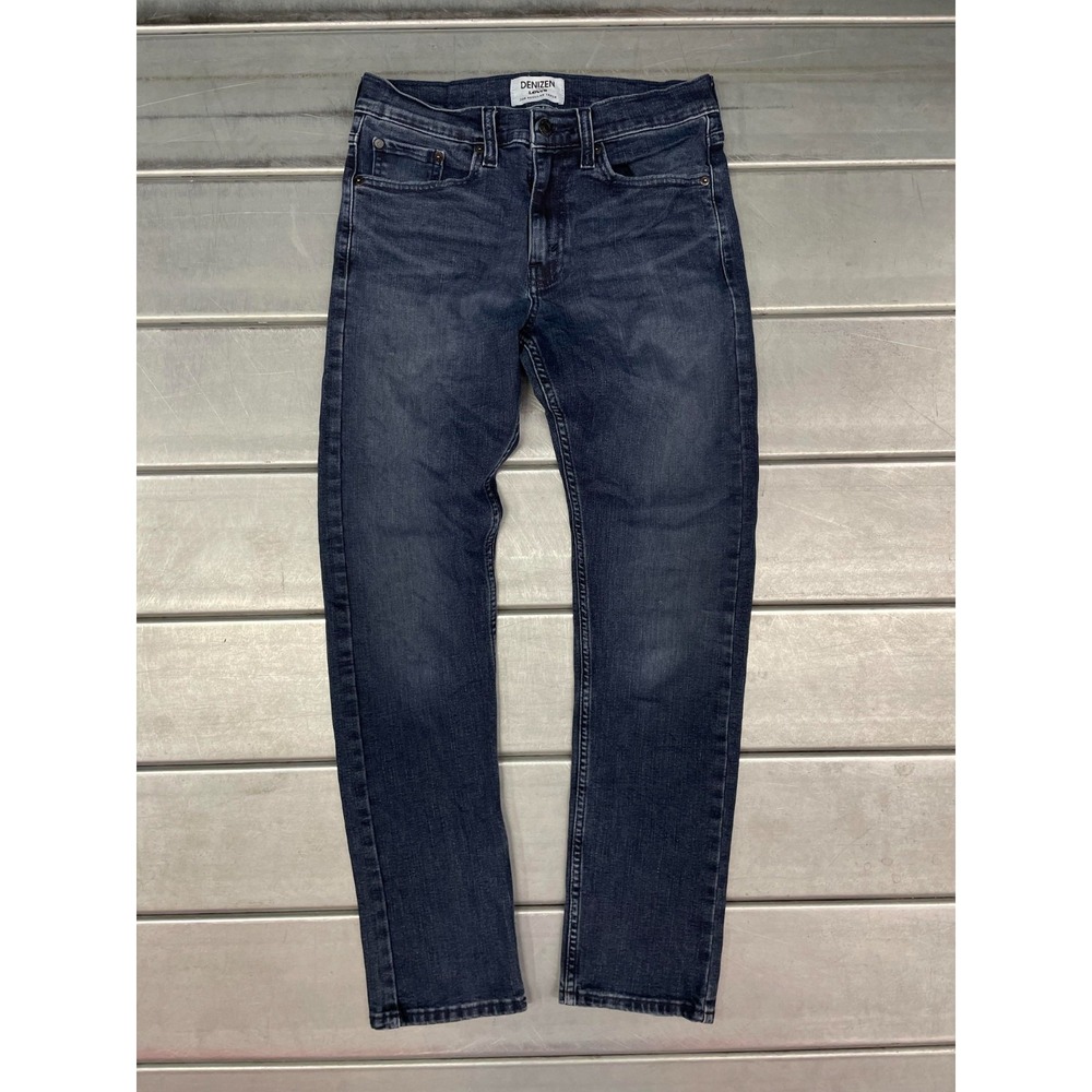 DENIZEN Levis 208 Jeans Mens 28X30 Blue Dark Wash‎ Denim Regular Taper